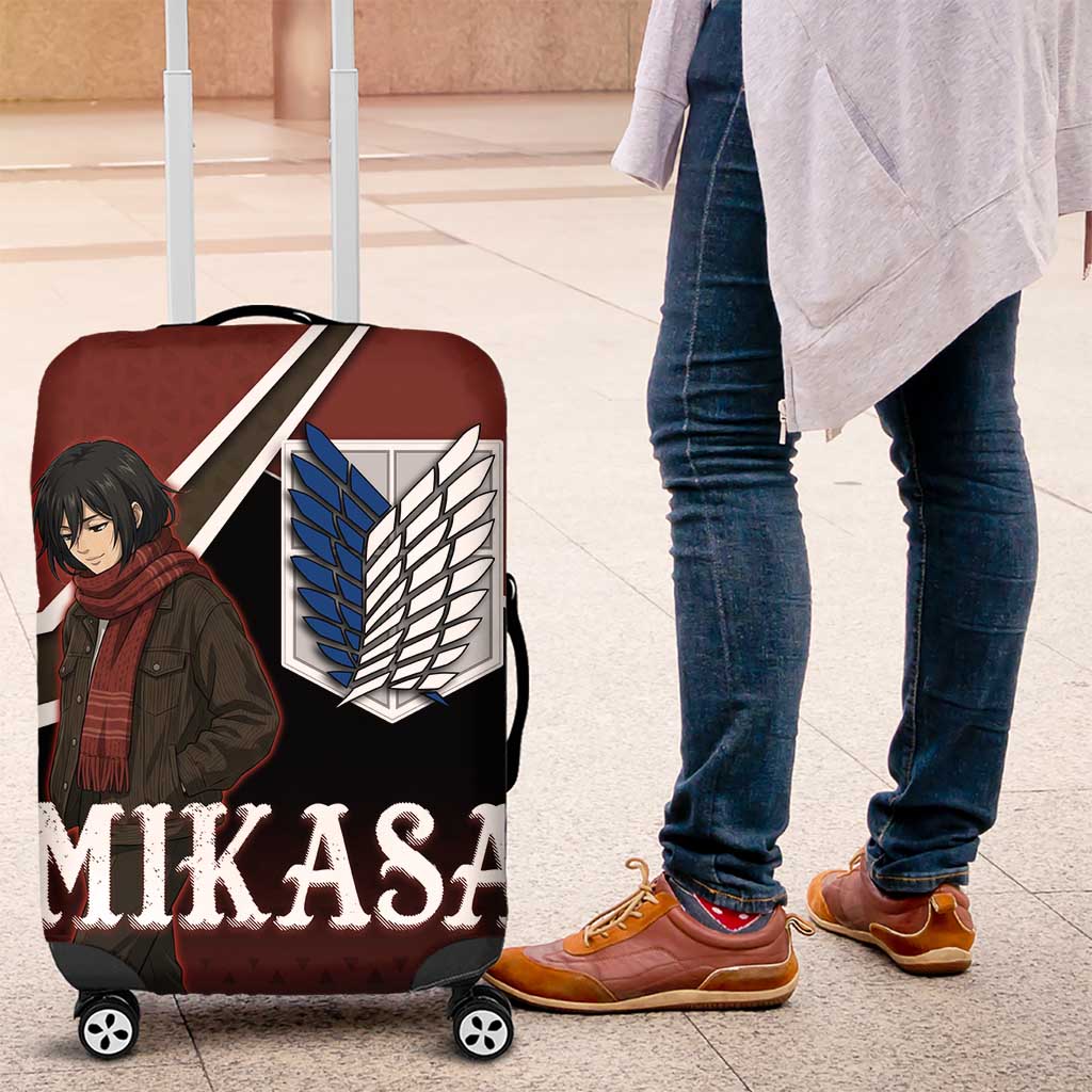 Mikasa Attack on Titan Luggage Cover Anime Cozy Streetwear Art