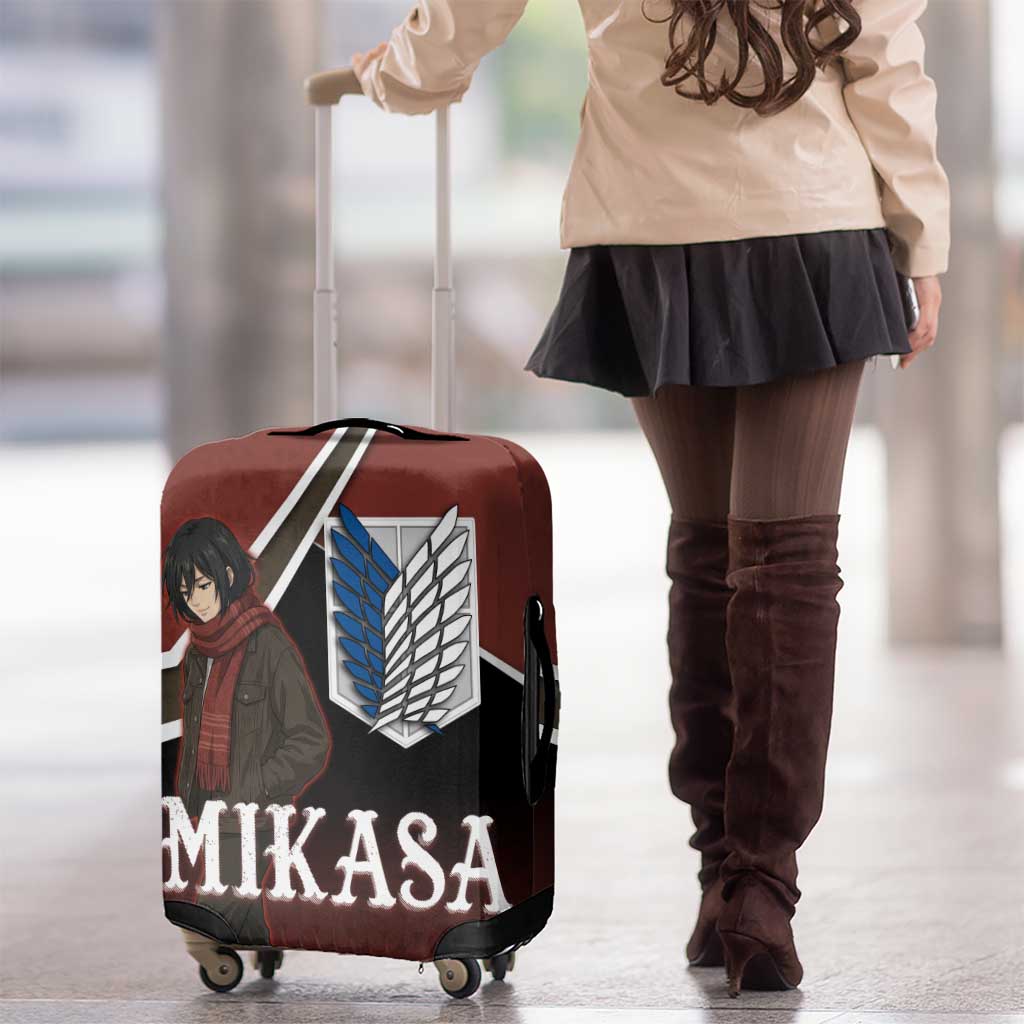 Mikasa Attack on Titan Luggage Cover Anime Cozy Streetwear Art