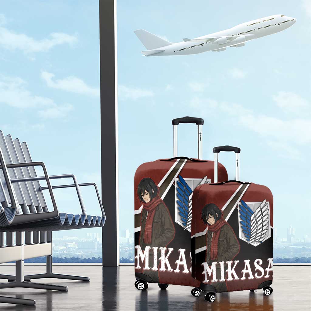 Mikasa Attack on Titan Luggage Cover Anime Cozy Streetwear Art