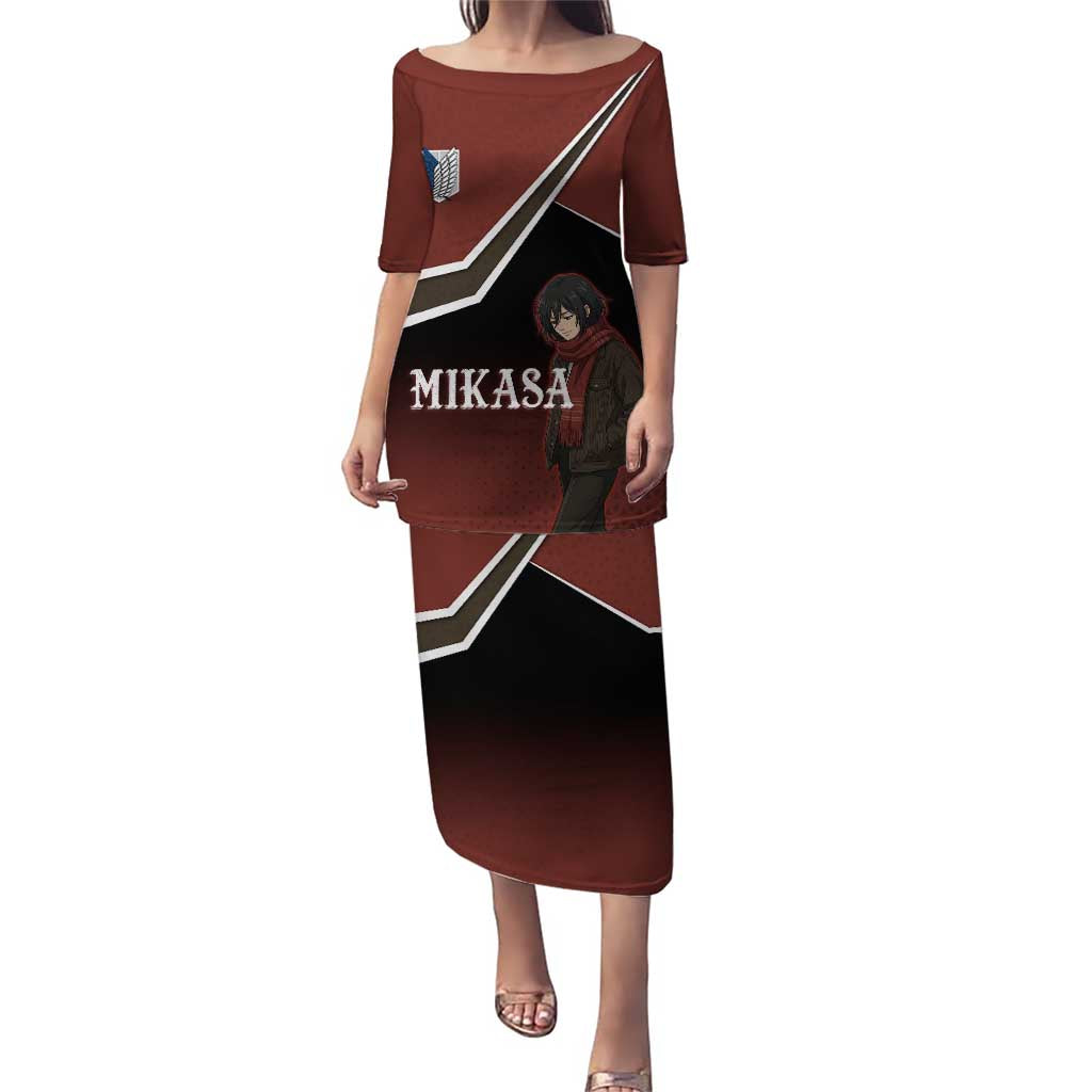 Mikasa Attack on Titan Puletasi Anime Cozy Streetwear Art