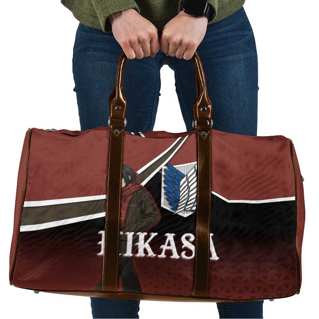 Mikasa Attack on Titan Travel Bag Anime Cozy Streetwear Art