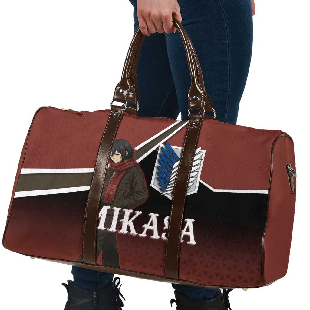 Mikasa Attack on Titan Travel Bag Anime Cozy Streetwear Art