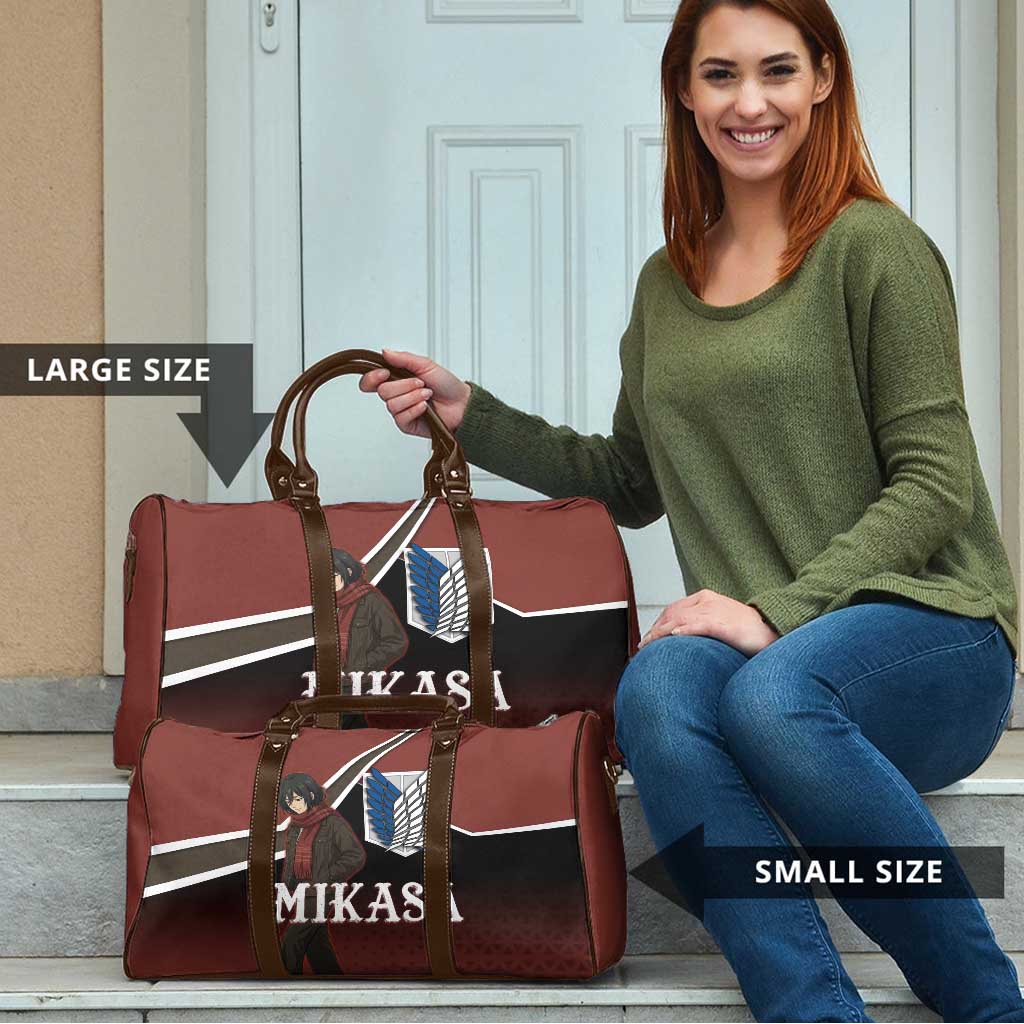 Mikasa Attack on Titan Travel Bag Anime Cozy Streetwear Art