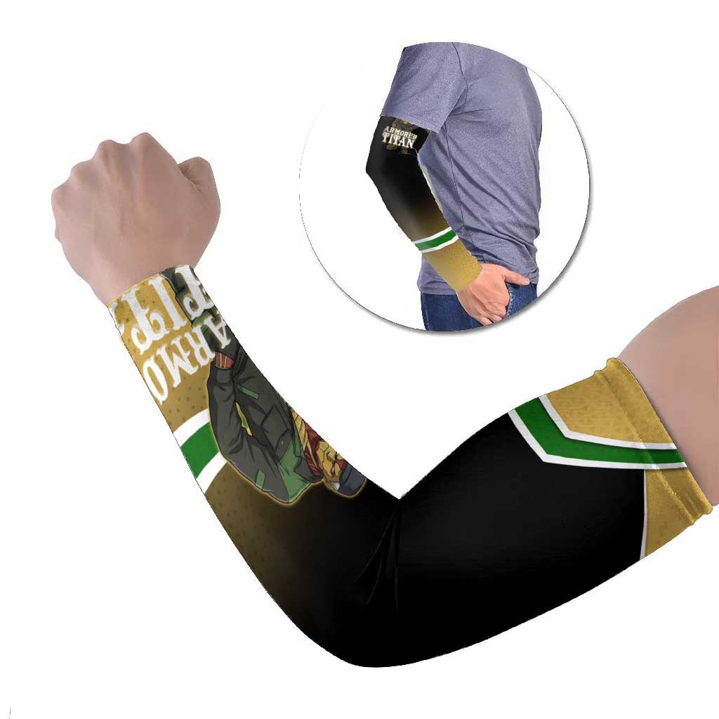 Armored Titan Attack on Titan Arm Sleeves Anime Urban Warrior Style