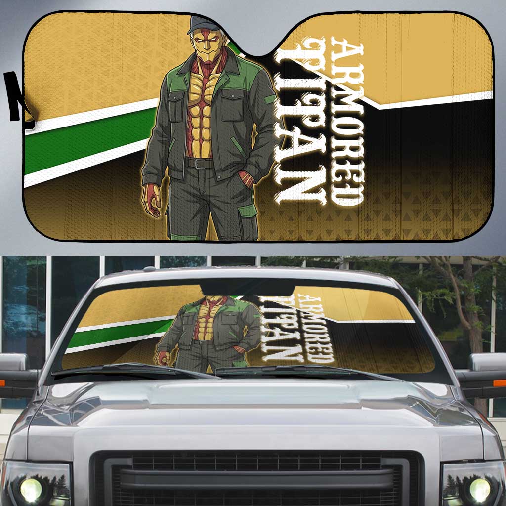 Armored Titan Attack on Titan Auto Sun Shade Anime Urban Warrior Style