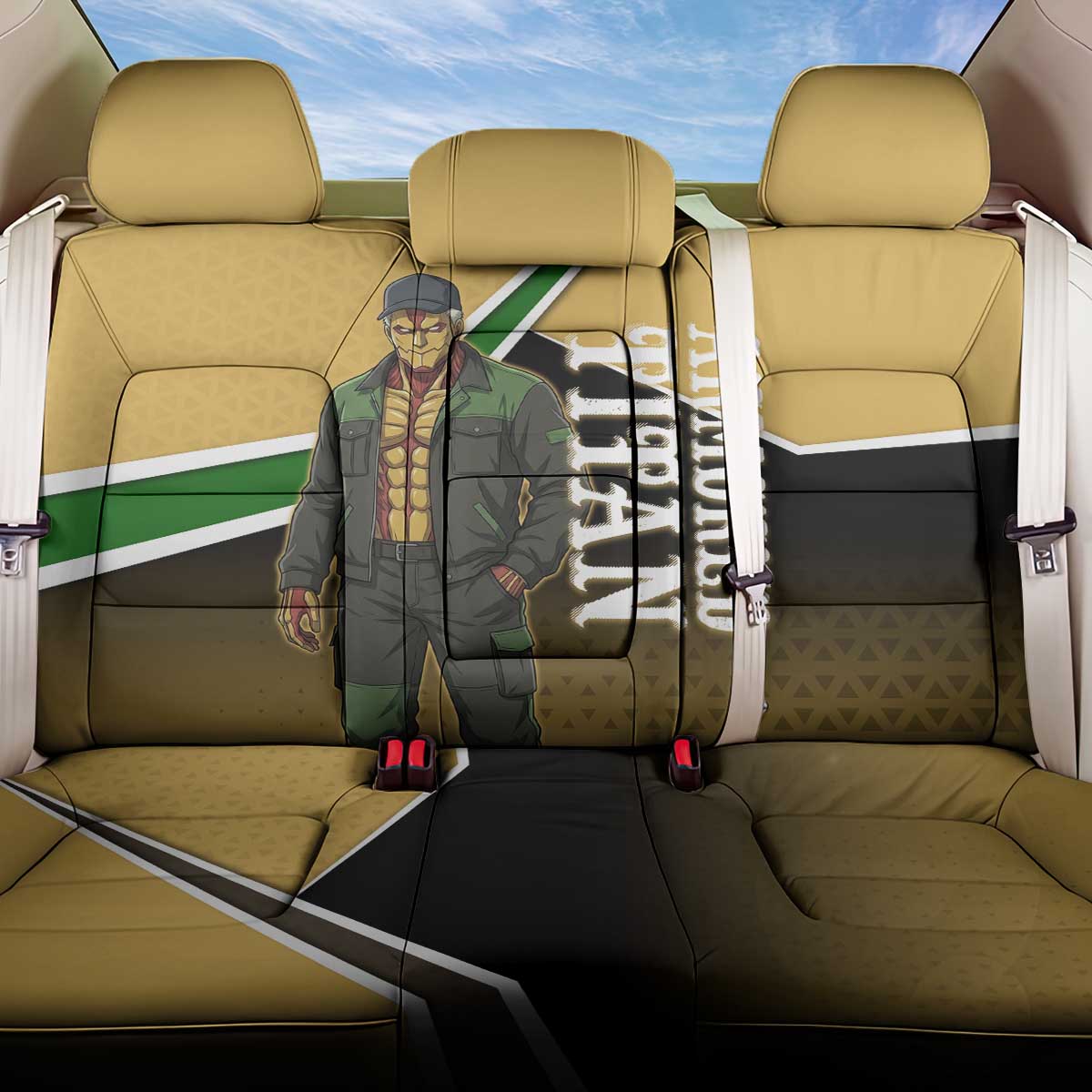 Armored Titan Attack on Titan Back Car Seat Cover Anime Urban Warrior Style