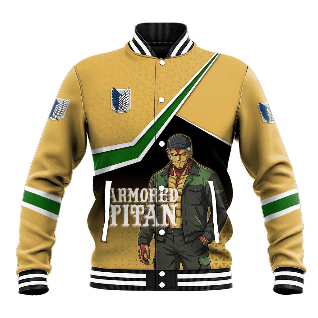 Armored Titan Attack on Titan Baseball Jacket Anime Urban Warrior Style