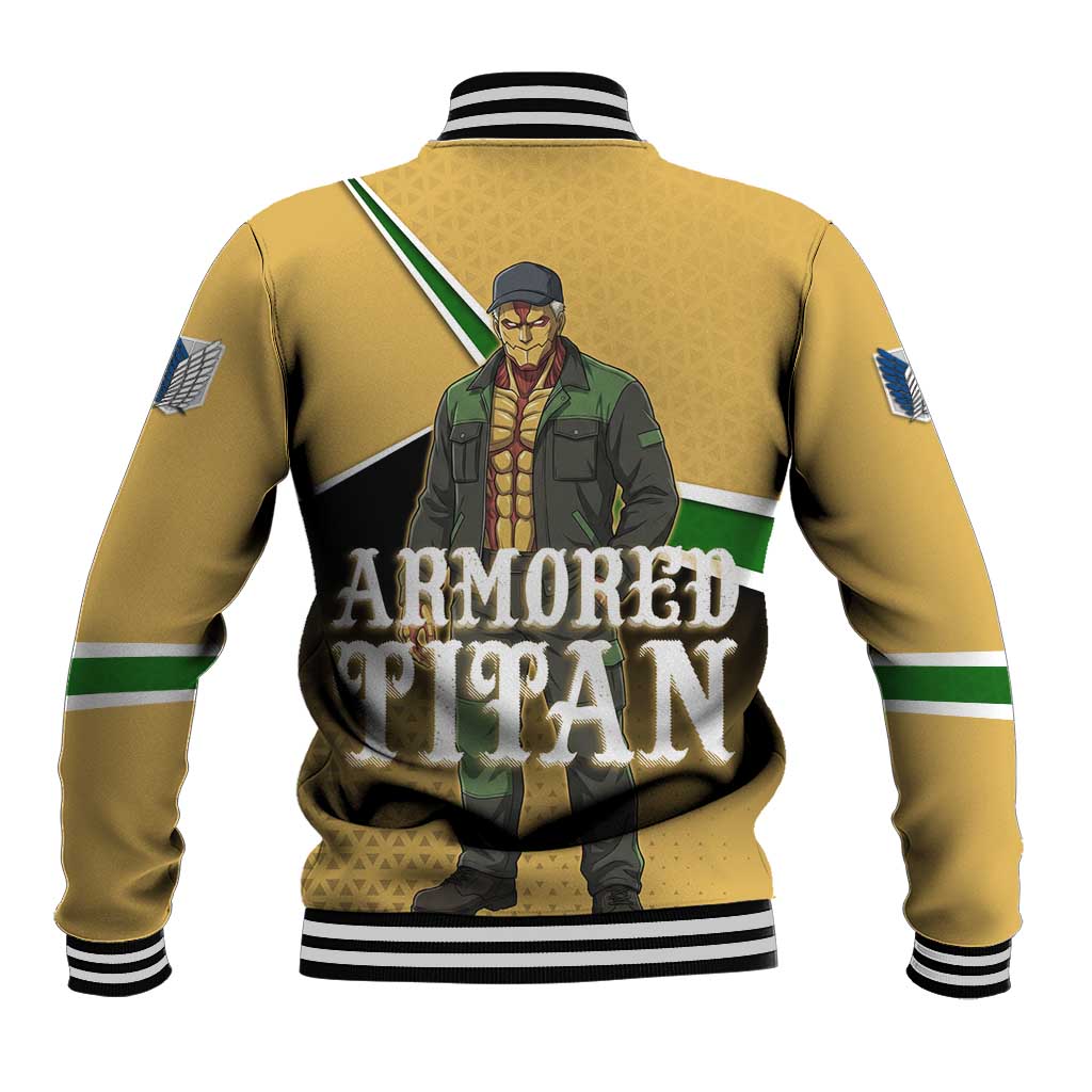 Armored Titan Attack on Titan Baseball Jacket Anime Urban Warrior Style