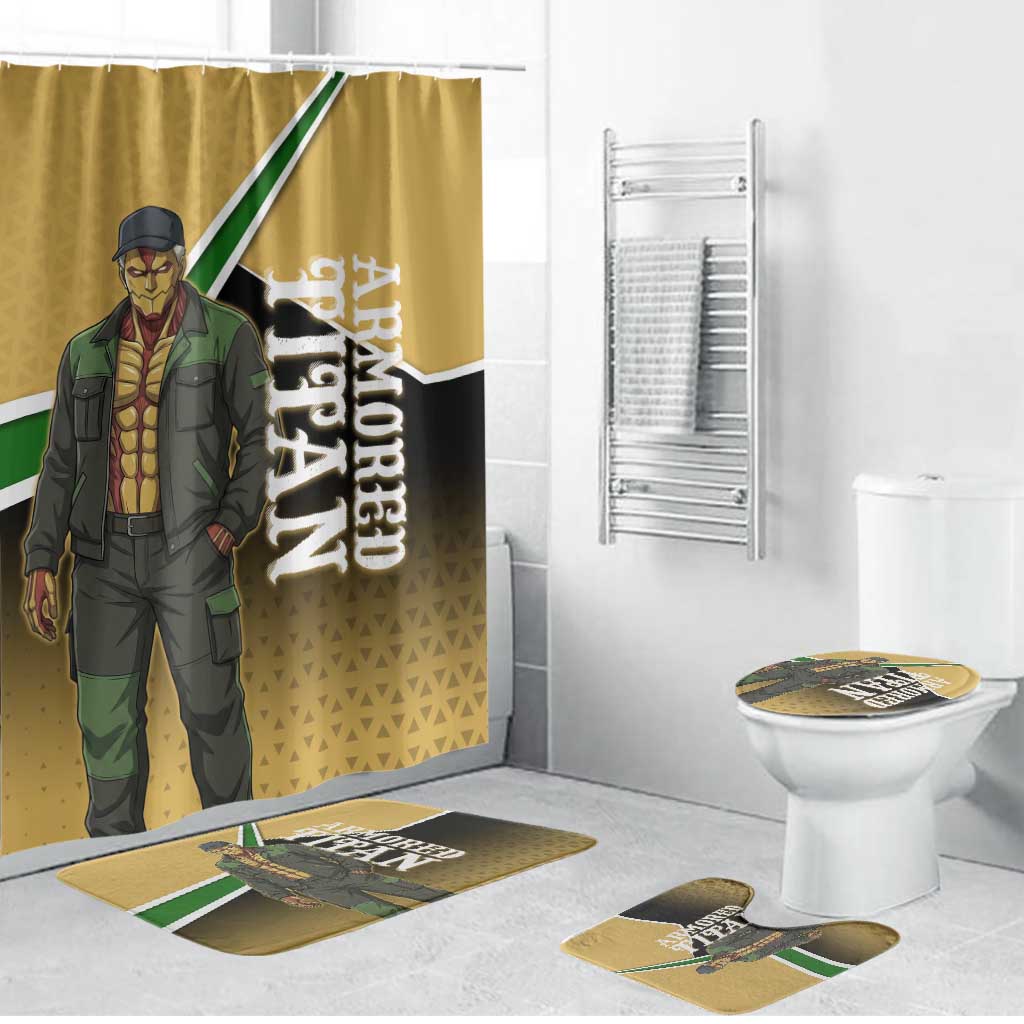 Armored Titan Attack on Titan Bathroom Set Anime Urban Warrior Style