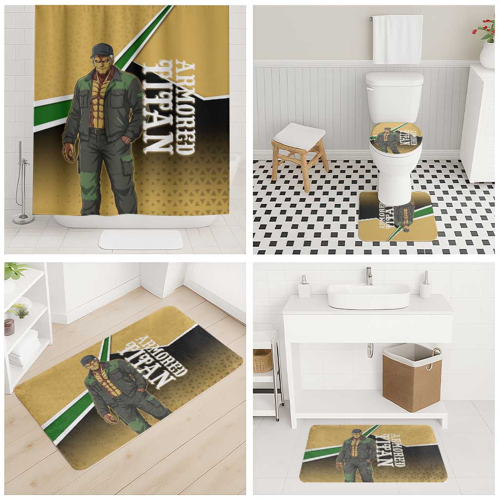 Armored Titan Attack on Titan Bathroom Set Anime Urban Warrior Style