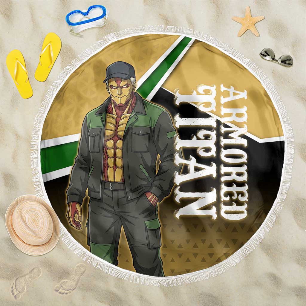 Armored Titan Attack on Titan Beach Blanket Anime Urban Warrior Style