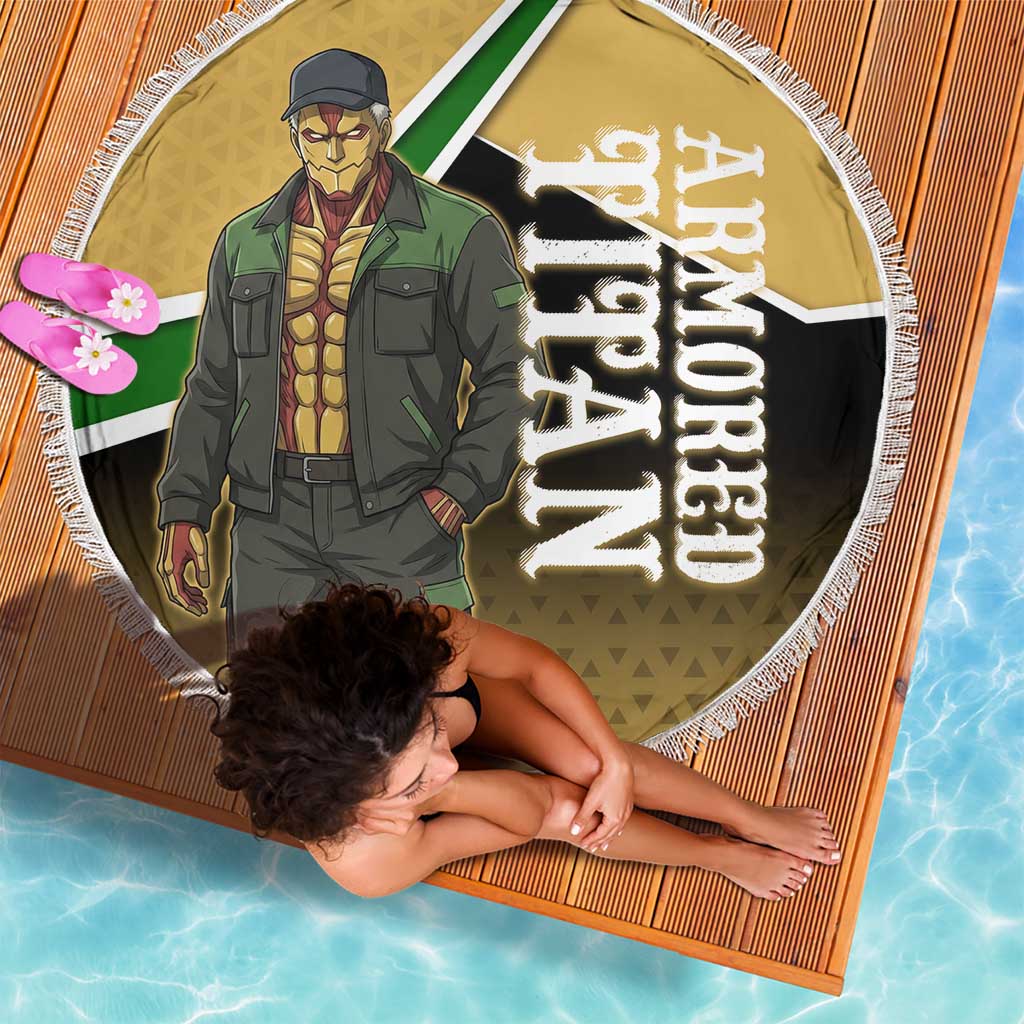 Armored Titan Attack on Titan Beach Blanket Anime Urban Warrior Style