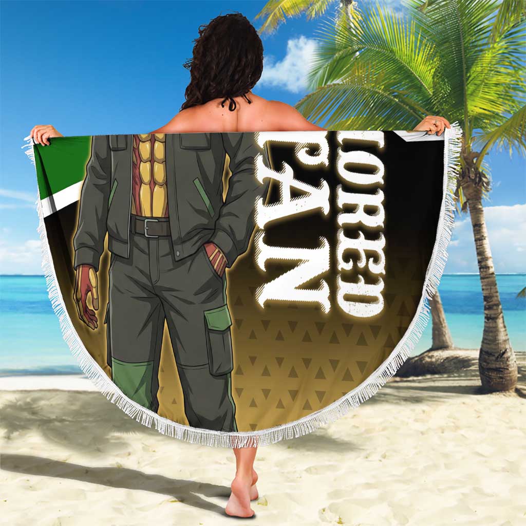 Armored Titan Attack on Titan Beach Blanket Anime Urban Warrior Style