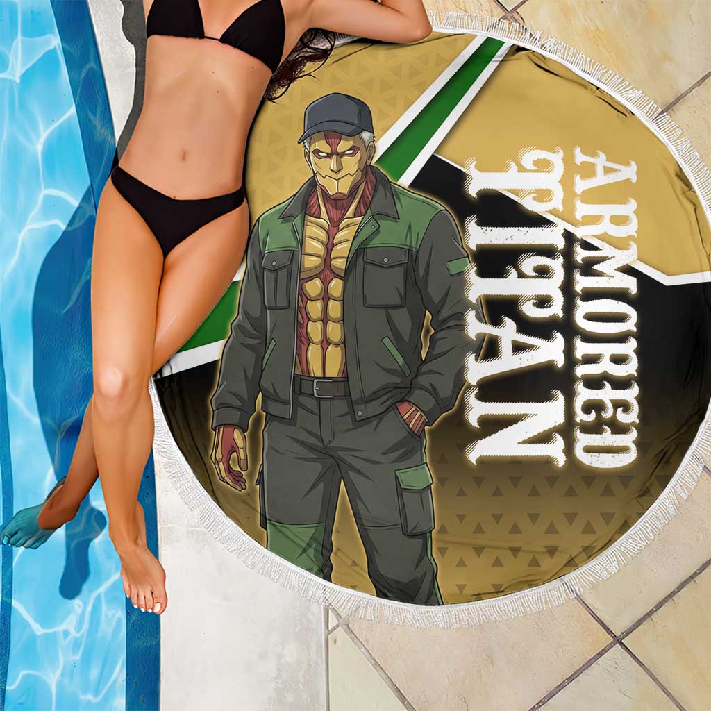 Armored Titan Attack on Titan Beach Blanket Anime Urban Warrior Style