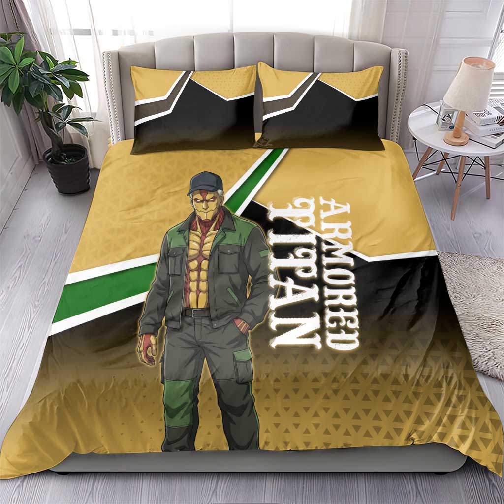 Armored Titan Attack on Titan Bedding Set Anime Urban Warrior Style