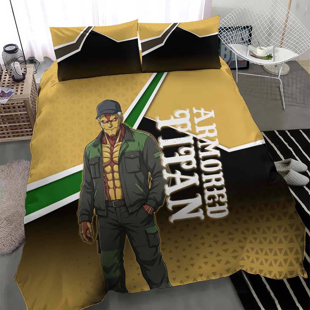 Armored Titan Attack on Titan Bedding Set Anime Urban Warrior Style