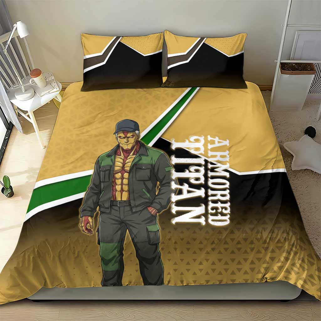 Armored Titan Attack on Titan Bedding Set Anime Urban Warrior Style