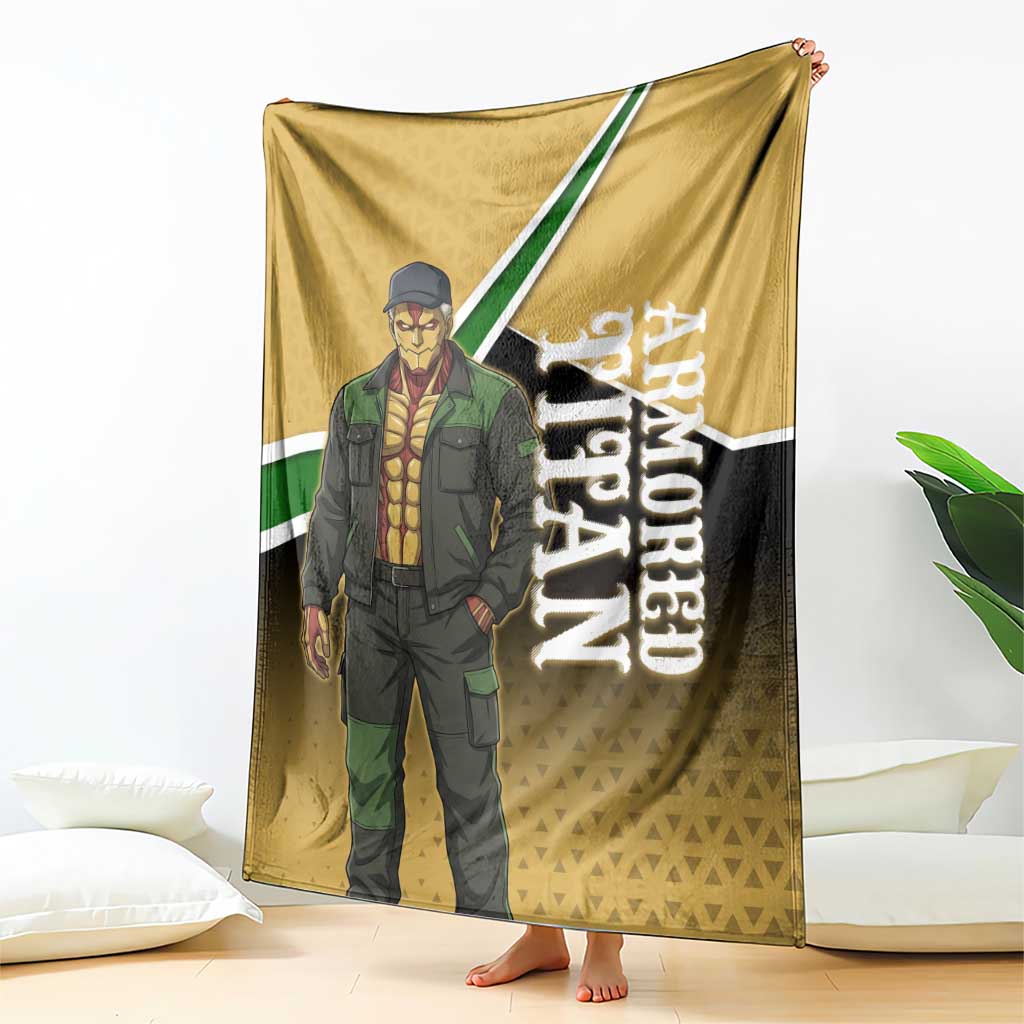 Armored Titan Attack on Titan Blanket Anime Urban Warrior Style
