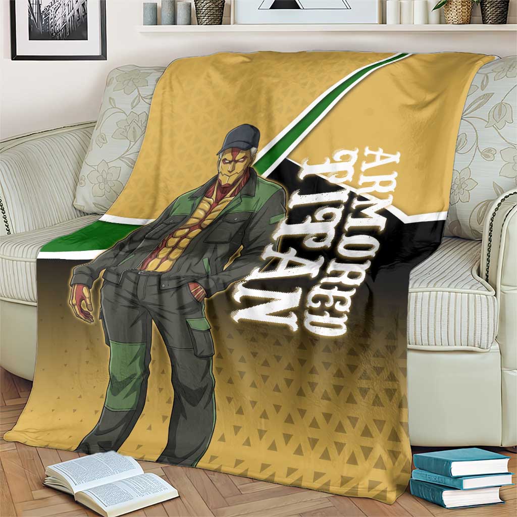 Armored Titan Attack on Titan Blanket Anime Urban Warrior Style