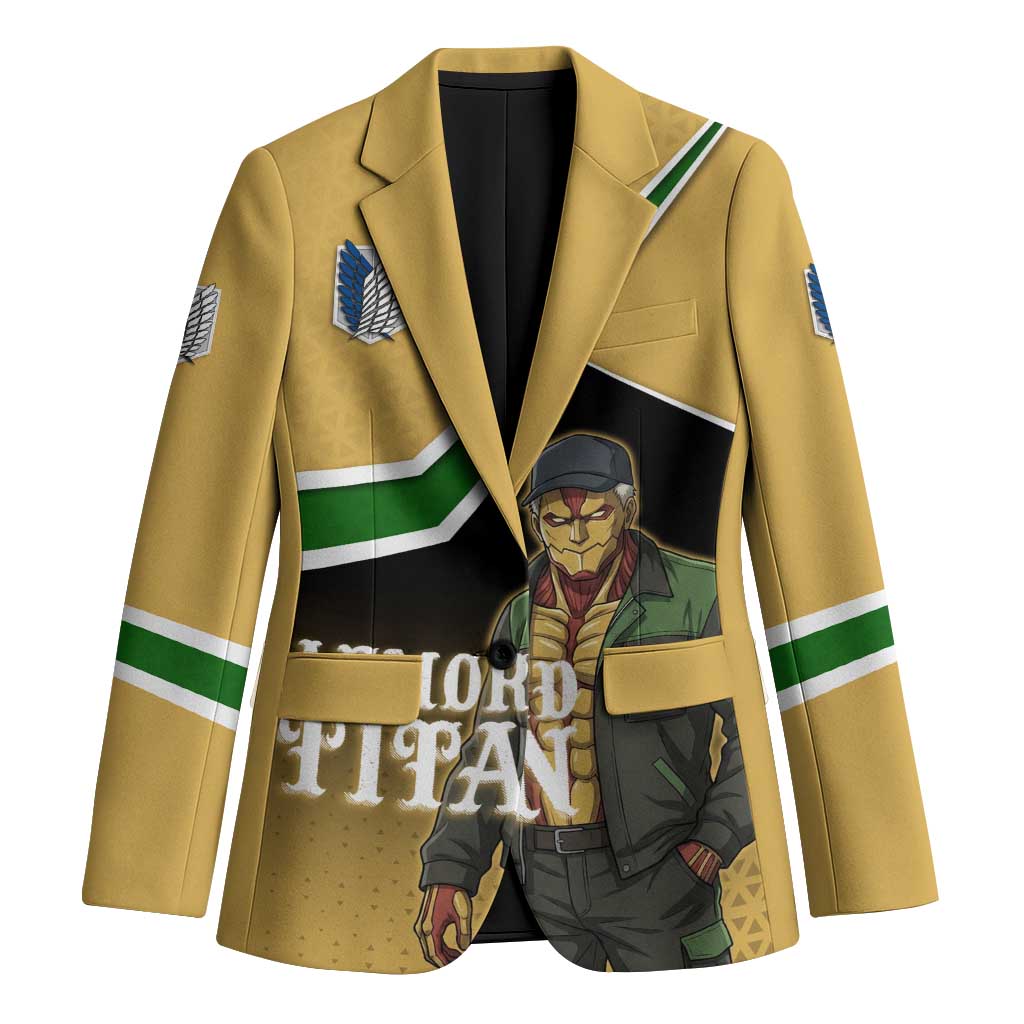Armored Titan Attack on Titan Blazer Anime Urban Warrior Style