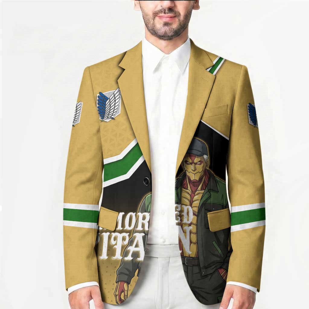 Armored Titan Attack on Titan Blazer Anime Urban Warrior Style