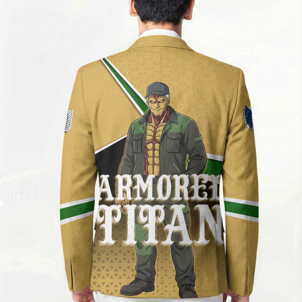 Armored Titan Attack on Titan Blazer Anime Urban Warrior Style