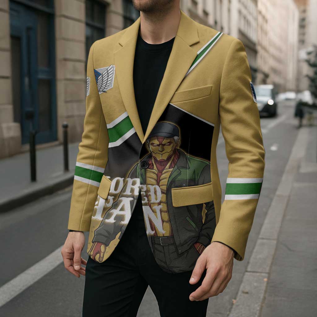 Armored Titan Attack on Titan Blazer Anime Urban Warrior Style