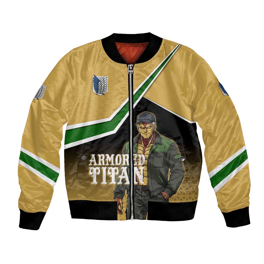 Armored Titan Attack on Titan Bomber Jacket Anime Urban Warrior Style
