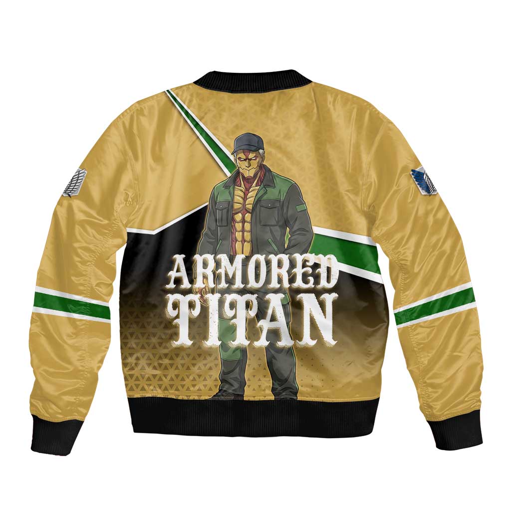 Armored Titan Attack on Titan Bomber Jacket Anime Urban Warrior Style
