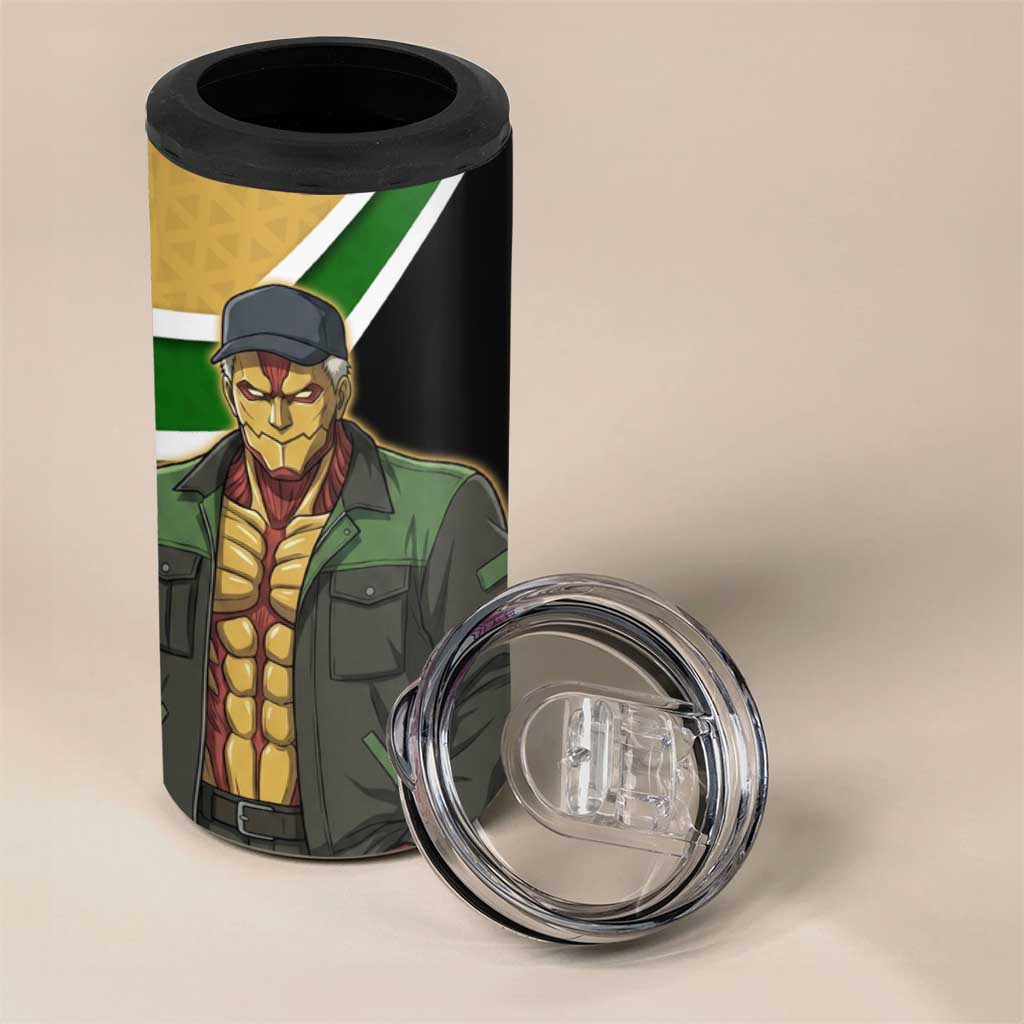 Armored Titan Attack on Titan 4 in 1 Can Cooler Tumbler Anime Urban Warrior Style