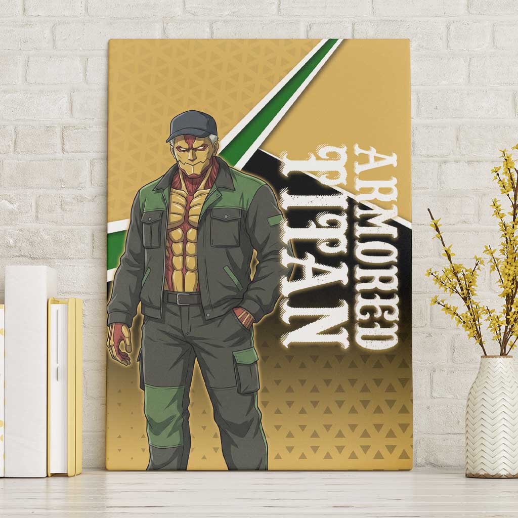 Armored Titan Attack on Titan Canvas Wall Art Anime Urban Warrior Style