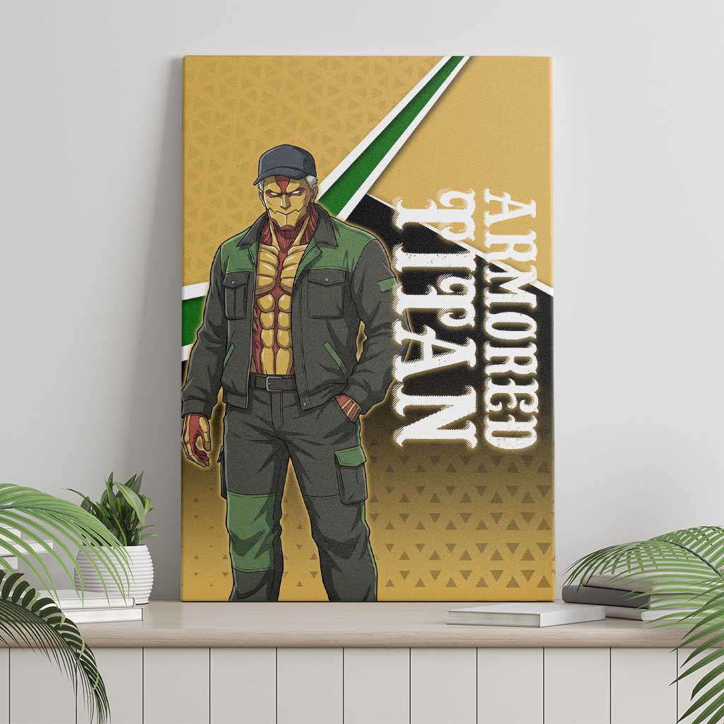 Armored Titan Attack on Titan Canvas Wall Art Anime Urban Warrior Style