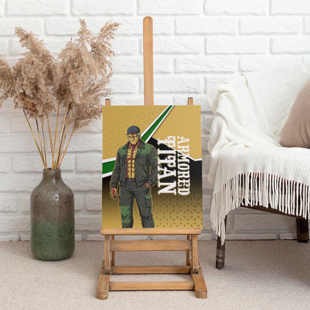 Armored Titan Attack on Titan Canvas Wall Art Anime Urban Warrior Style