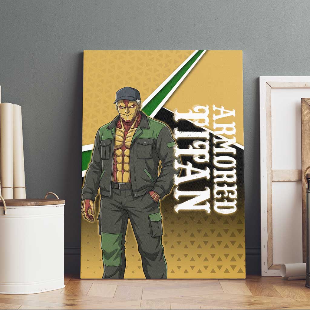 Armored Titan Attack on Titan Canvas Wall Art Anime Urban Warrior Style