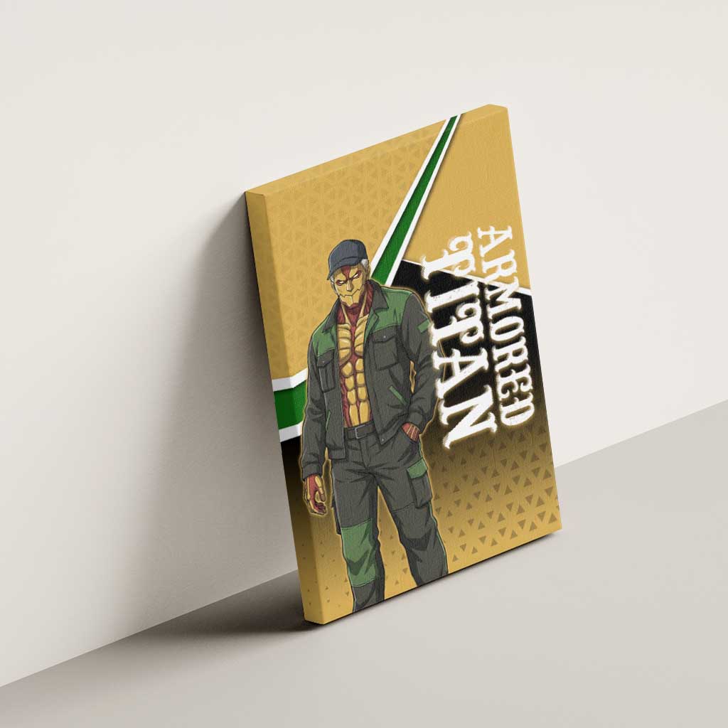 Armored Titan Attack on Titan Canvas Wall Art Anime Urban Warrior Style