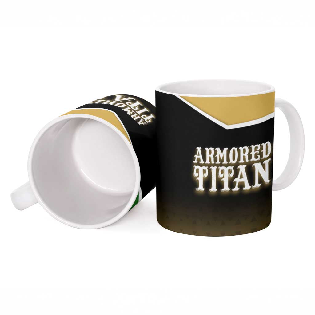 Armored Titan Attack on Titan Ceramic Mug Anime Urban Warrior Style