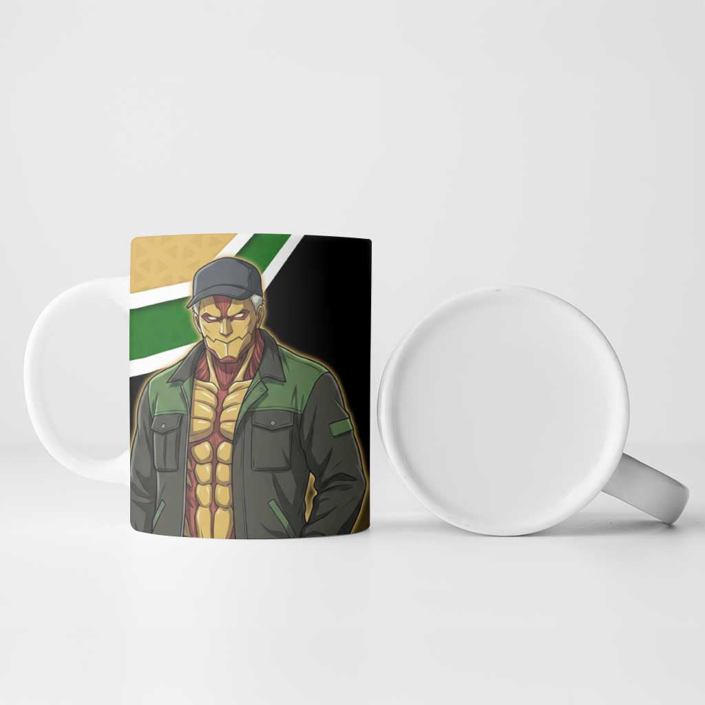 Armored Titan Attack on Titan Ceramic Mug Anime Urban Warrior Style