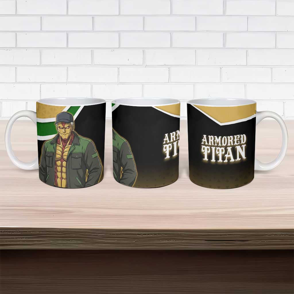 Armored Titan Attack on Titan Ceramic Mug Anime Urban Warrior Style