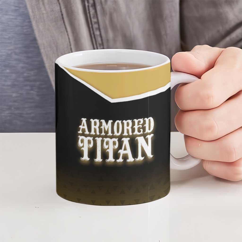 Armored Titan Attack on Titan Ceramic Mug Anime Urban Warrior Style