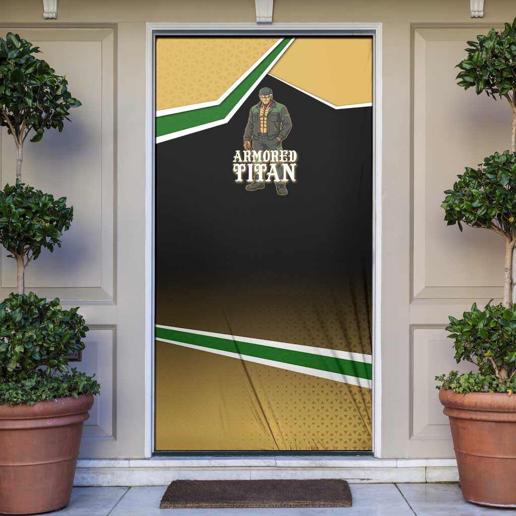 Armored Titan Attack on Titan Door Cover Anime Urban Warrior Style