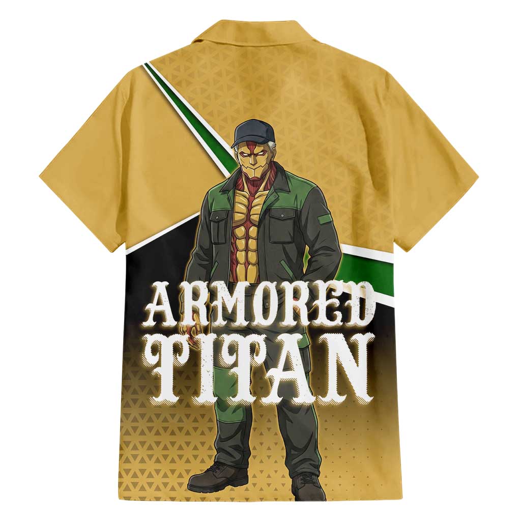 Armored Titan Attack on Titan Family Matching Off The Shoulder Long Sleeve Dress and Hawaiian Shirt Anime Urban Warrior Style