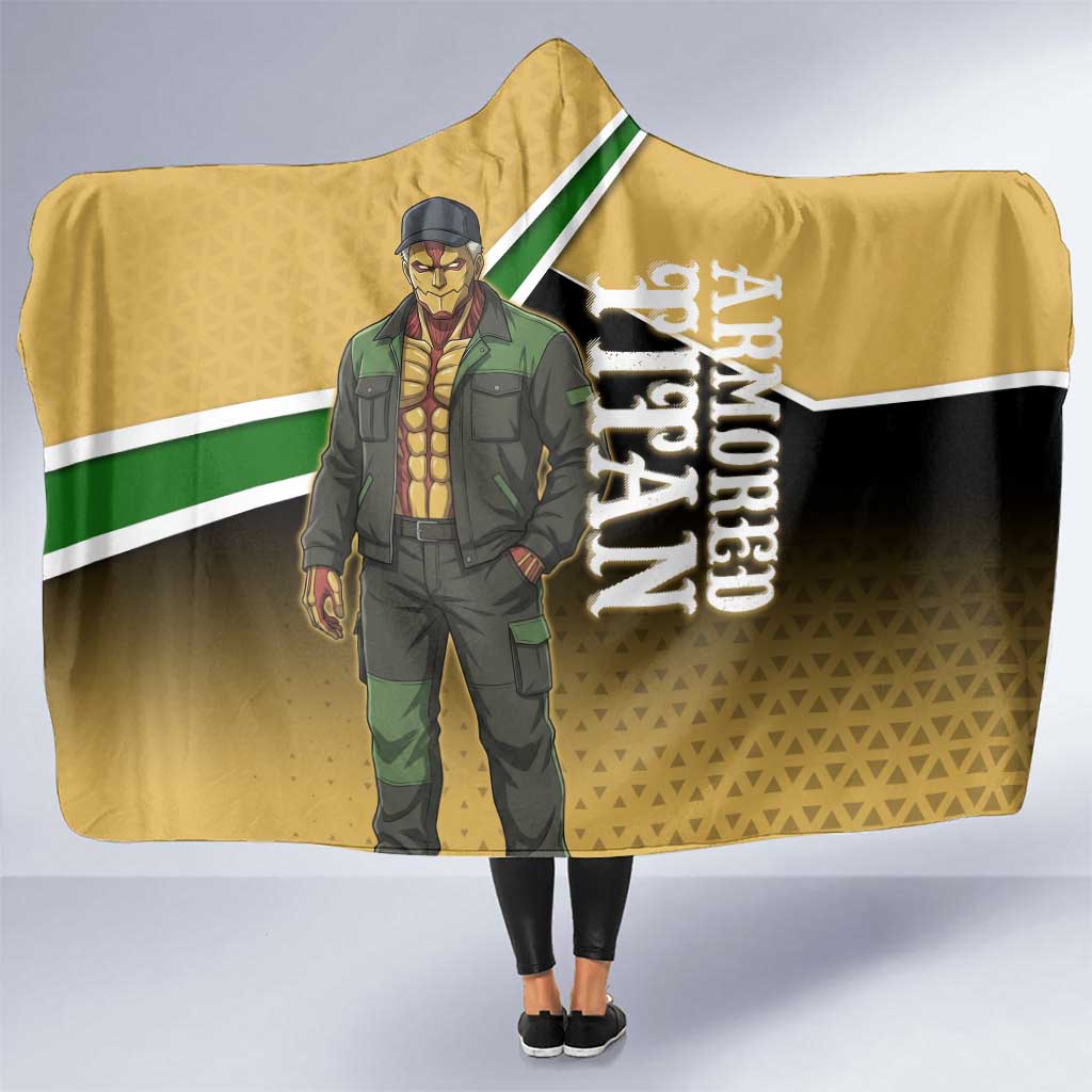 Armored Titan Attack on Titan Hooded Blanket Anime Urban Warrior Style