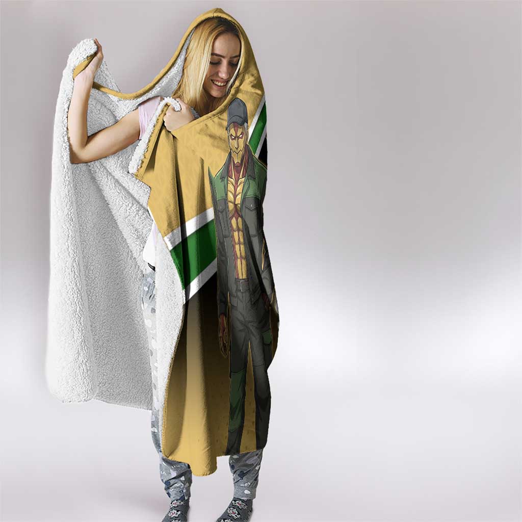 Armored Titan Attack on Titan Hooded Blanket Anime Urban Warrior Style