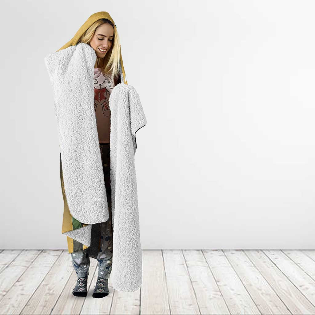 Armored Titan Attack on Titan Hooded Blanket Anime Urban Warrior Style