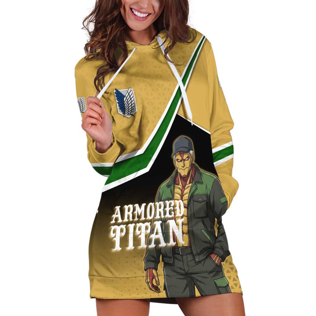 Armored Titan Attack on Titan Hoodie Dress Anime Urban Warrior Style
