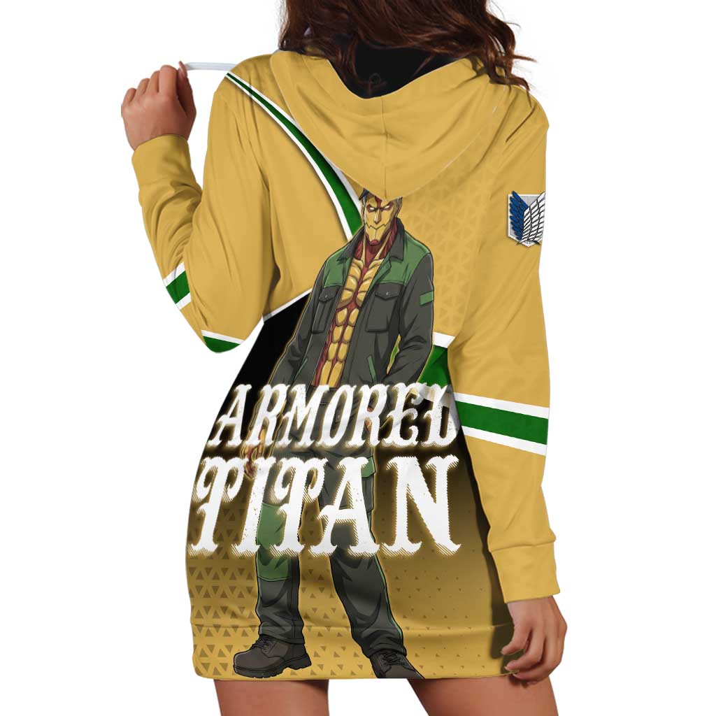 Armored Titan Attack on Titan Hoodie Dress Anime Urban Warrior Style