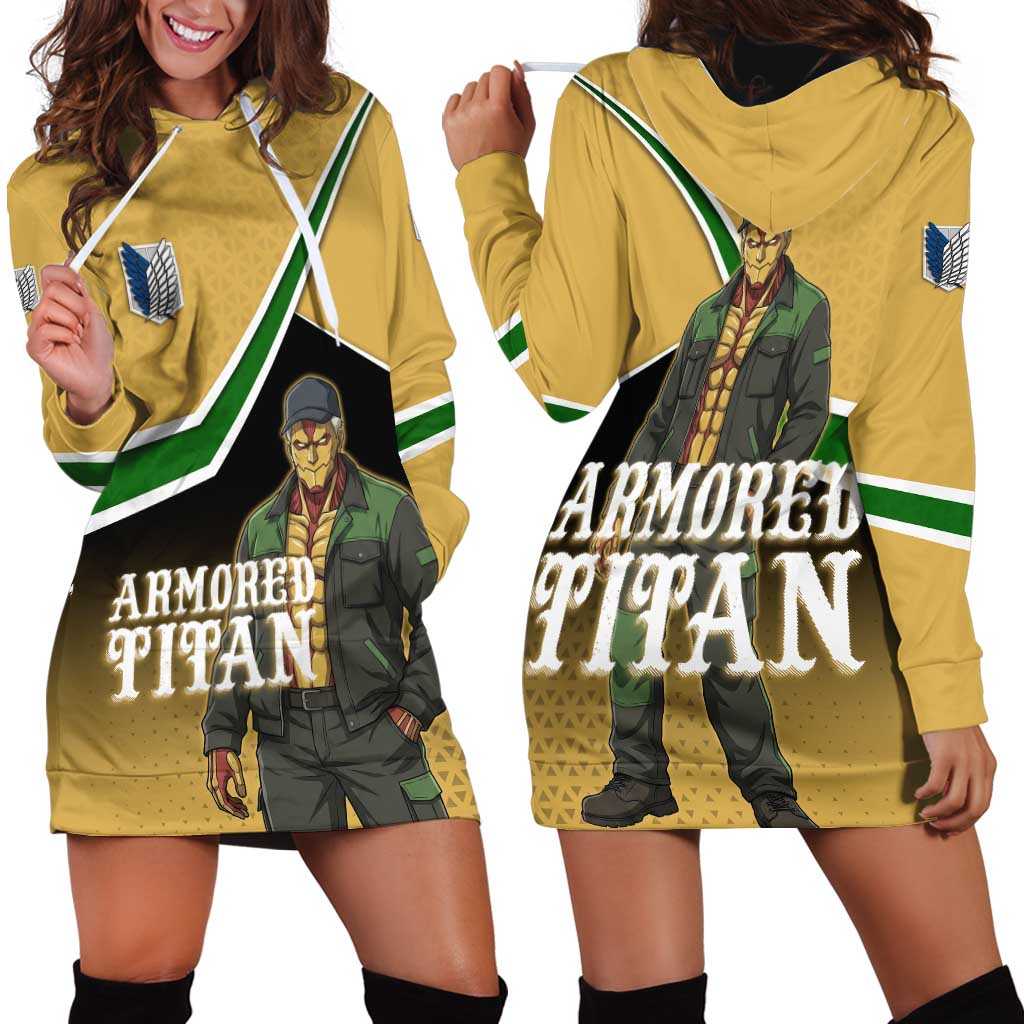 Armored Titan Attack on Titan Hoodie Dress Anime Urban Warrior Style