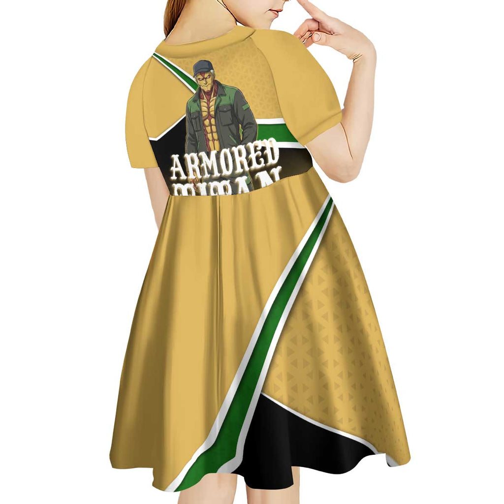 Armored Titan Attack on Titan Kid Short Sleeve Dress Anime Urban Warrior Style