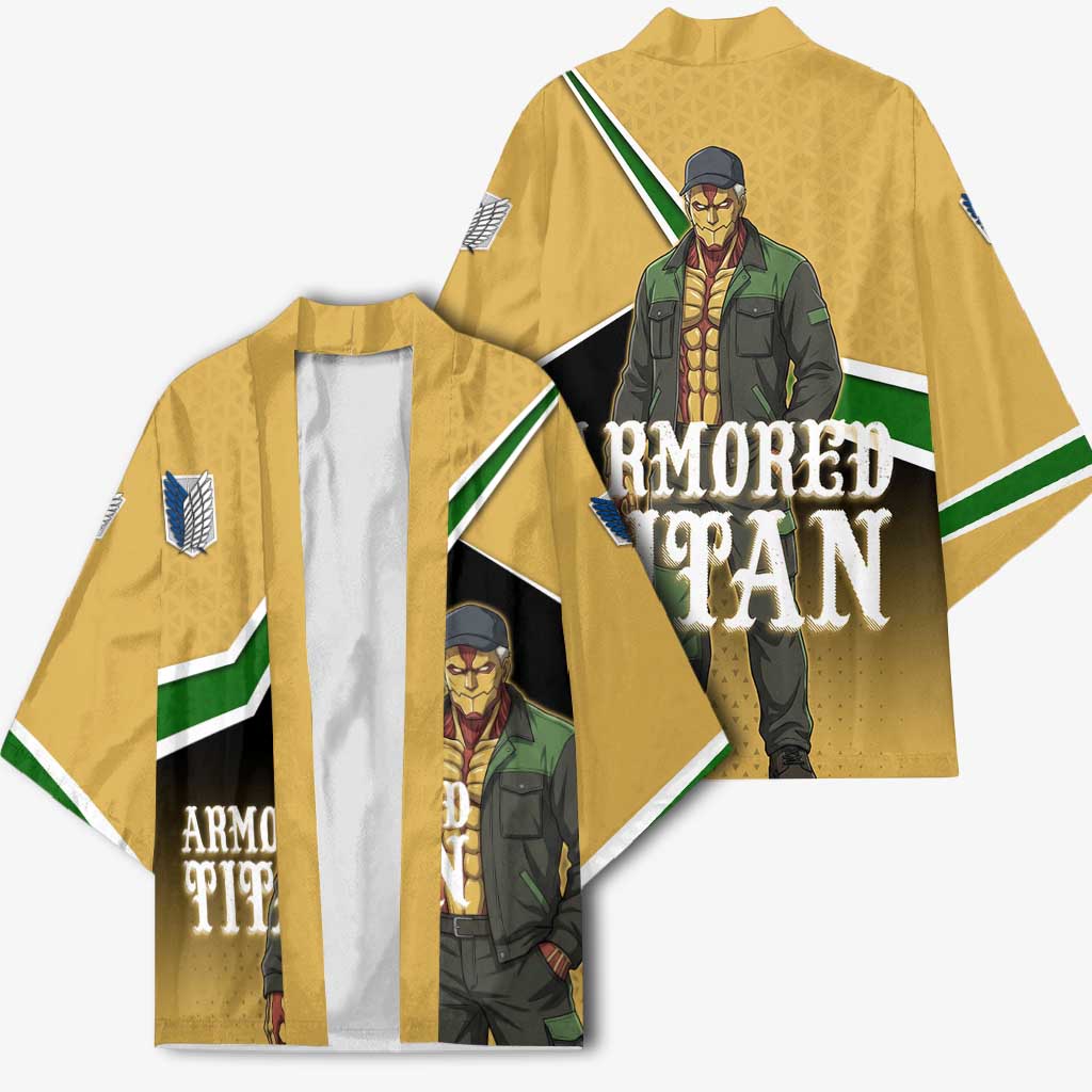 Armored Titan Attack on Titan Kimono Anime Urban Warrior Style