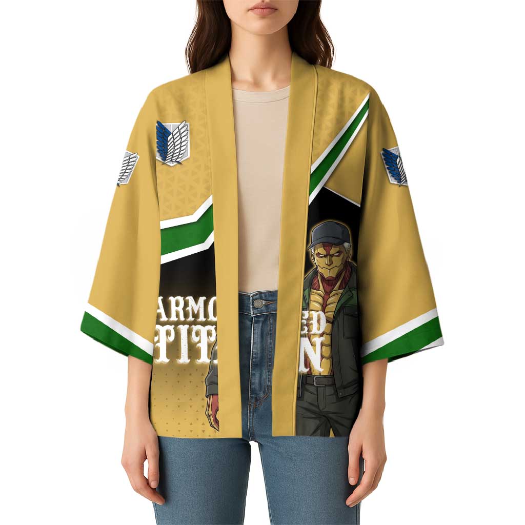 Armored Titan Attack on Titan Kimono Anime Urban Warrior Style